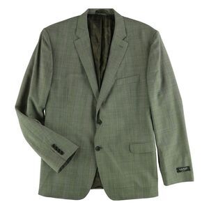 Ralph Lauren Mens Plaid Two Button Blazer Jacket, NWT